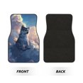 thumbnail image 2 of Disketp Cloud Wolf for Crystal Velvet Car Mats Four-Piece Set,All-Season Automotive Protection, Vehicles, Cars, Trucks, and SUVs,Anti-Slip Design, 2 of 7