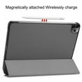 thumbnail image 6 of Allytech Case for Apple iPad Pro 12.9-Inch 2020 Model 4th Generation (NOT for 2018 Model), Compatible with Apple Pencil Cover with Auto Wake/Sleep Slim Stand Folio Full Protection, Gray, 6 of 8