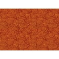 thumbnail image 1 of Ahgly Company Machine Washable Indoor Rectangle Transitional Orange Red Orange Area Rugs, 3' x 5', 1 of 7