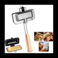 thumbnail image 4 of Hot Dog Toaster , Double-Sided Sandwich Baking Pan, Cheese Maker Sandwich Maker Flip Pan,Camping Frying Pan,1 x Hot Dog Toaster, 4 of 7