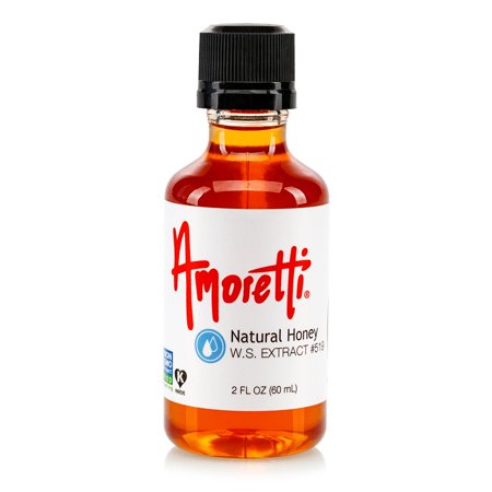 Amoretti - Natural Honey Extract Water Soluble 2 oz - Highly Concentrated & Perfect For Pastry  Savory  Brewing  and more  Preservative Free  Vegan  Kosher Pareve  Keto Friendly