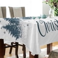 thumbnail image 3 of BZSMCE Square Tablecloth Design Reindeer Fly on Blue Sky Pattern Tableclothes, 3 of 9