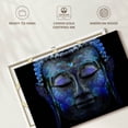 thumbnail image 6 of Elephant Stock Contemporary Buddha Wall Art - Horizontal Canvas Wall Art - Living Room Wall Decor - Religion And Spirituality Canvas - Black And Blue Decor - 30" x 20", 6 of 8