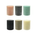 thumbnail image 2 of Hometrends 5" Dark Amber & Peony Scented Pillar Candle, 2 of 5