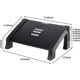 thumbnail image 2 of Adjustable Height Foot Rest for Use Under Desk, Ergonomic Foot Stool for Office Work, Under Desk Footrest Featuring Large Roller Massage Fun, 2 of 4