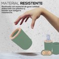 thumbnail image 5 of Accesorios de Baño 4 Piezas | Juego para Baño Moderno de Bambu | Juego de Accesorios de Plastico | Conjunto de 4 piezas para Baño, 5 of 5