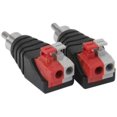 thumbnail image 2 of Câble de Haut-Parleur vers Connecteur Audio Mâle RCA Adaptateur Prise 10 Pcs/ensemble, 2 of 5