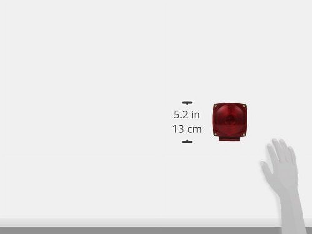 Grote 52302 - Stop, Tail, Turn Lamp, Red, U.S. 440 Series -RH