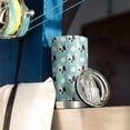thumbnail image 3 of 20 Oz French Bulldog Coffee Tumbler Double Wall Insulated Stainless Steel Water Bottle | Metal Reusable Thermoses Flask with Cup Cap | Leak & Sweat Proof with Anti-Dust Lid, 3 of 7