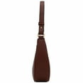 thumbnail image 3 of FashionPuzzle Small Crescent Shoulder Bag Underarm Purse (Coffee), 3 of 7