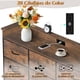 thumbnail image 4 of FURRIFIC Comoda Cajonera para Recamara, Comodas y Cajoneras con 2 Salidas y 2 USB Luces Led, Mueble Organizador Cajoneras de Estructura Metal con 9 Cajones, Almacenamiento de Casa y Oficina (Blanco), 4 of 9