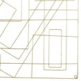 thumbnail image 2 of Benjara Contemporary Style Square Frame Metal Wall Decor, Gold, 2 of 5