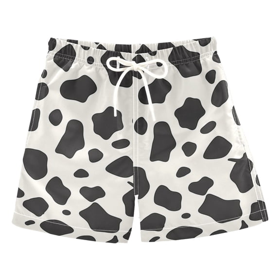 Cow Spots Boys' Swim Trunks Board Shorts Beach Pants Bathing Bottoms 2T