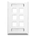 thumbnail image 1 of PLACA FRONTAL, ID, 1 ELEMENTO, 6 PUERTOS, BLANCA, 1 of 1