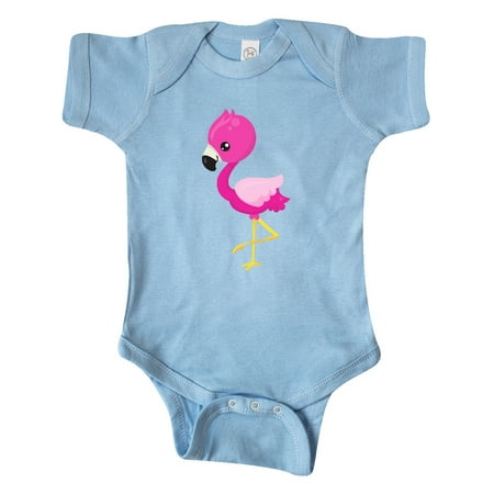 

Inktastic Little Flamingo Baby Flamingo Pink Flamingo Gift Baby Girl Bodysuit