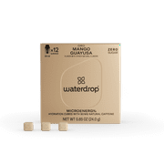 waterdrop Mango, Microenergy Oro, Sugar-Free Instant Energy Drink, Guayusa - Guava , 12 Pack