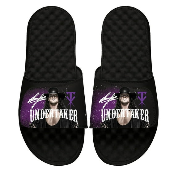 Youth ISlide Black The Undertaker Collage Slide Sandals