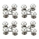 thumbnail image 4 of Ranuras para tarjetas duraderas y desmontables para jeans, reutilizables y elegantes, juego de botones de perla pequeños y elegantes de 16 piezas en color blanco, 4 of 8