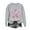 #011-Gray, variant on Craaazy Sweatshirts For Women Breast Cancer Awareness Sweatshirts Ribbon Print Casual Long Sleeve Shirts Gifts For Women