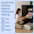 thumbnail image 4 of Home-Complete 25 Vacuum Storage Bags with Pump for Storing Clothes (Clear), 4 of 7