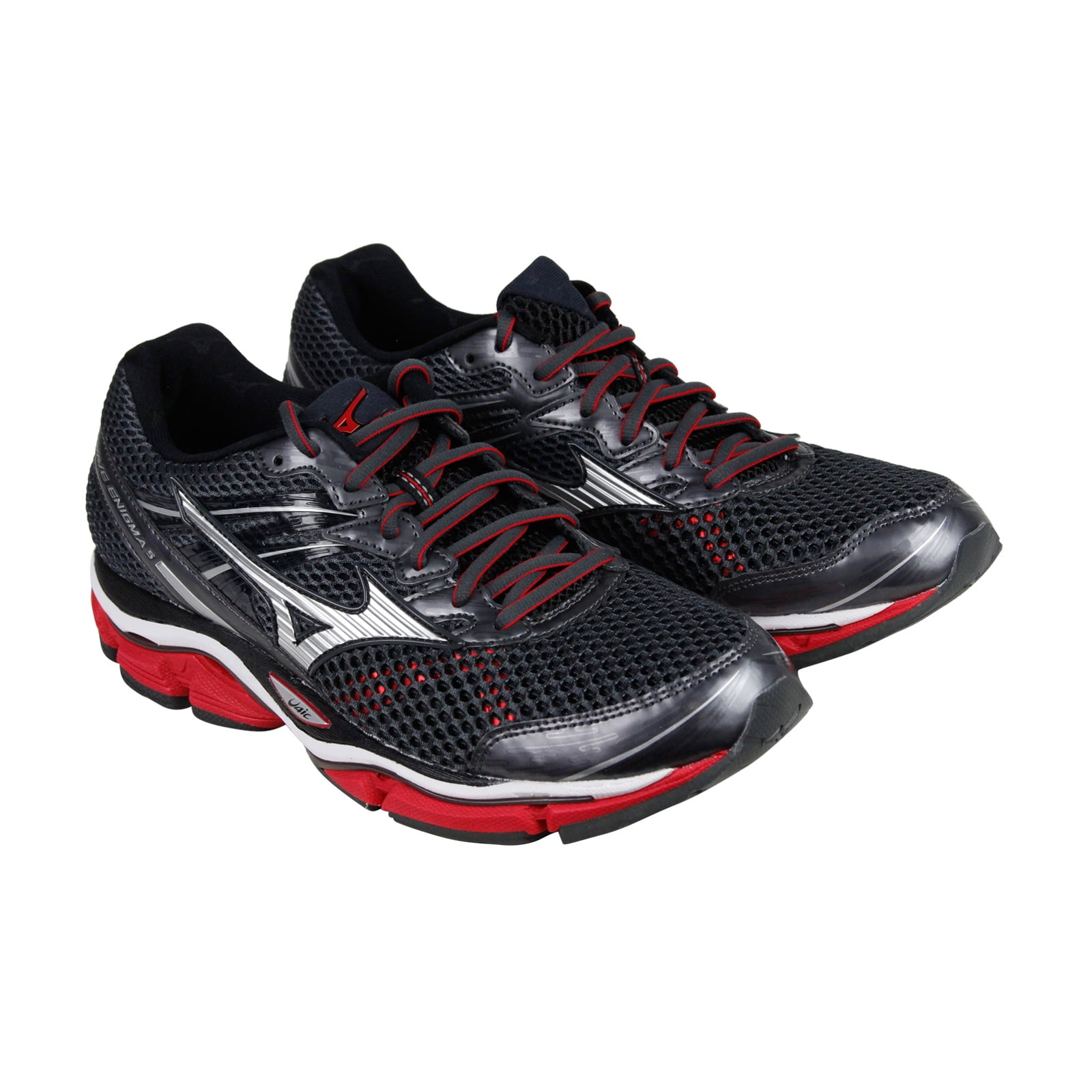 encuesta contraste haga turismo Mizuno Wave Enigma 5 Mens Black Mesh Athletic Lace Up Running Shoes -  Walmart.com