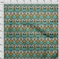 thumbnail image 3 of oneOone Cotton Flex Fabric Diamond & Swirl Ikat Decor Fabric Printed BTY 40 Inch Wide, 3 of 4