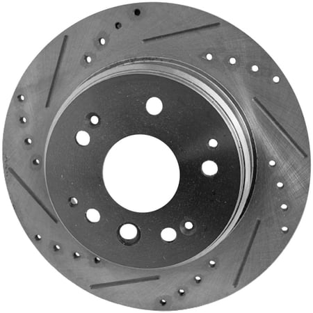 New Solid Brake Disc Compatible With Acura Honda TL Base 6 Cyl 3.2L Element LX 4 Cyl 2.4L Element DX 4 Cyl 2.4L TL Type-S 6 Cyl 3.5L 2003-2011 By 31316 145423 980151 48880151