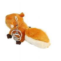 B Cute Mini Squirrel Plush Toy Doll Pendant Decoration