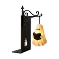 thumbnail image 3 of Library Lantern Mini Bookshelf Lamp & Ghost Bookshelf Lantern Set, 2PCS Gothic Reading Book Decorative Figurines, Vintage Book Nook Shelf Decor, Warm Glow Accent Light, 3 of 4