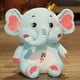 thumbnail image 4 of Peluche de elefante, almohada para dormir, lindo Ángel, bebé, elefante, muñeco de peluche, niño, niña, regalo de cumpleaños, 4 of 4