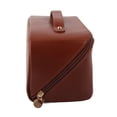 thumbnail image 3 of Bolsa de cosméticos, almohada de órgano, maquillaje, hogar, viaje, almacenamiento, suministros de lavado, gran capacidad, color caramelo y moca., 3 of 5