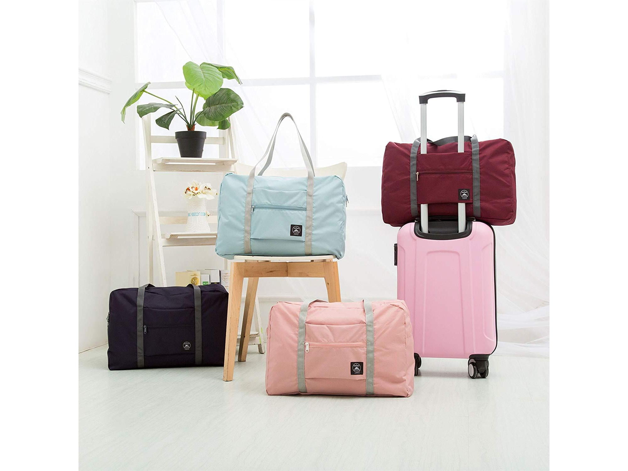 FUNFEL Travel Foldable Duffel Bag for Women & Men,, II-Navy Blue, Size One_Size - www.semadata.org ...
