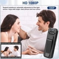 thumbnail image 4 of RecordAradora de Video de Bolsillo, Detección de Movimento Visón Nocturna Cámara Pequeña de 1080p Hd Wifi Autofocus Amplio Ángulo para Guardia de Seguridad, 4 of 7
