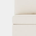 thumbnail image 5 of 6 Seat Modular Sectional Sofa with Convertible Sofa Seat for Storage, Fabric Sofa Set with Sleeper Sofa Bed for Living Room, Beige, 5 of 9