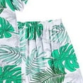 thumbnail image 6 of XZNPDUCQ Children's Summer Cartoon Dinosaur Print Short Sleeved Elastic Shorts Two Piece Set Boys' Casual T Shirt Set Pajamas & Dailywear Set (11-13 Years,Green), 6 of 8