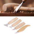 thumbnail image 1 of Cortador de tallado herramientas de tallado de madera con mango de madera 7 piezas para profesionales Principiantes de arte DIY ANGGREK Otros, 1 of 8