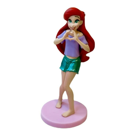 Vanellope Princess Ariel Sports Casual Cake Topper Pvc Figure Figurine Mermaid