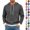 Dark Blue, variant on Seffadzy Men's Waffle Knit Hooded Quarter Zip Pullover Sweatshirt with Pockets Drawstring Long Sleeve Solid Color Casual Top Watermelon Red L