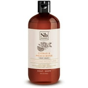4 Pack - Soapbox Citrus & Peach Rose Reviving Moisture Body Wash, 16 oz