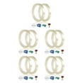 thumbnail image 2 of Decodeary 2Pcs Insulation Tapes Warning Line Sided Self Adhesive Waterproof Drawing Clear Positioning Tape Printing DIY Desktop 5Set, 2 of 6