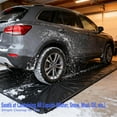 thumbnail image 4 of SLSY Garage Floor Mat, Heavy-Duty PVC Containment Mats for Garage Floors with Squeegee, Waterproof Parking Garages Non-Slip Containment Mat for Cars SUVs Trucks, 4 of 9