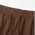 thumbnail image 6 of Linen Vacation Pants - Lightweight Summer Beach Trousers 2025, Coffee Linen Pants for Women Lightweight Spring Womens Summer Pant 2025 Ladies Vacation Beach Trousers with Pockets, 6 of 6
