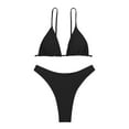 thumbnail image 6 of KIHOUT Womens Swimwear Plus Size Womens' Summer Solid Color Swimwear Two-piece Slim Swimsuit Bikini Straped Swimsuits Discount, 6 of 7