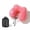 pink, variant on Travel Neck Pillow, Inflatable Soft Pillow with Free Storage Bag, for Plane Train Road Trip Use
