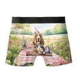 thumbnail image 2 of Happy Mother's Day Basset Hound with Sweets and Flowers at a Picnic All Over Print Boxer Briefs Underwear for Men Dad Bassets Dog Breed Lovers Gifts Idea - 13005, 2 of 6