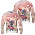 thumbnail image 3 of Happy Valentine’s Day Adorable Cane Corso Puppy Holding Heart Balloon All Over Print 3D Sweatshirt Unisex Merch Italian Mastiff Dog Lover Gifts Idea - 00030, 3 of 6