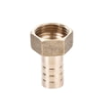 thumbnail image 5 of Uxcell 14mm Barbed x G1/2 Female Barb Hose Fitting Brass with Hose Clamp 2Set, 5 of 6