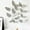 Silver, variant on TFYZYY Flying Hollow Butterfly Wall Stickers for Home Decoration, Festive Party Layout, Cardboard, Gold, 12-Piece Set