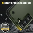 thumbnail image 2 of Designed for Samsung Galaxy S22 Plus Case, with Hidden Kickstand Military Grade Drop Protection Dustproof Hybrid Hard PC Kickstand Phone Case Cover for Men Women for S22 Plus, Armygreen, 2 of 7