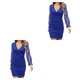 thumbnail image 3 of Guardurnaity Primavera otoño mujeres Sexy encaje vestido de manga larga niñas transpirable estilo Casual vestidos con cuello en V ropa de fiesta Type5 NO5, 3 of 6